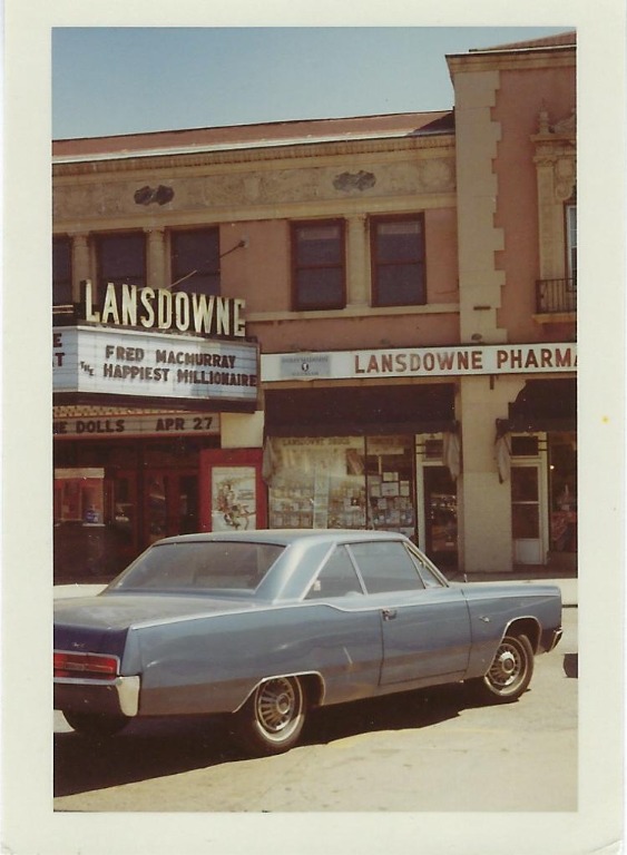 Lansdowne Movie Theater and Drugstore 1968